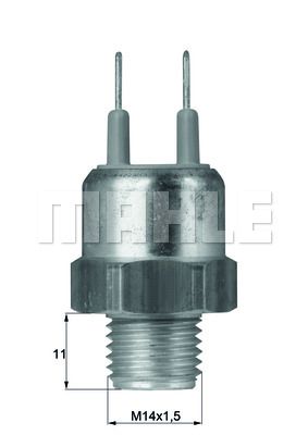 WILMINK GROUP Lämpökytkin, jäähdyttimen puhallin WG1265994